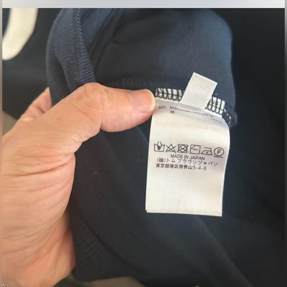 Thom Browne Bermuda‎ 4-Bar Navy Blue Sweat Shorts Size 3 / S - Picture 8 of 9